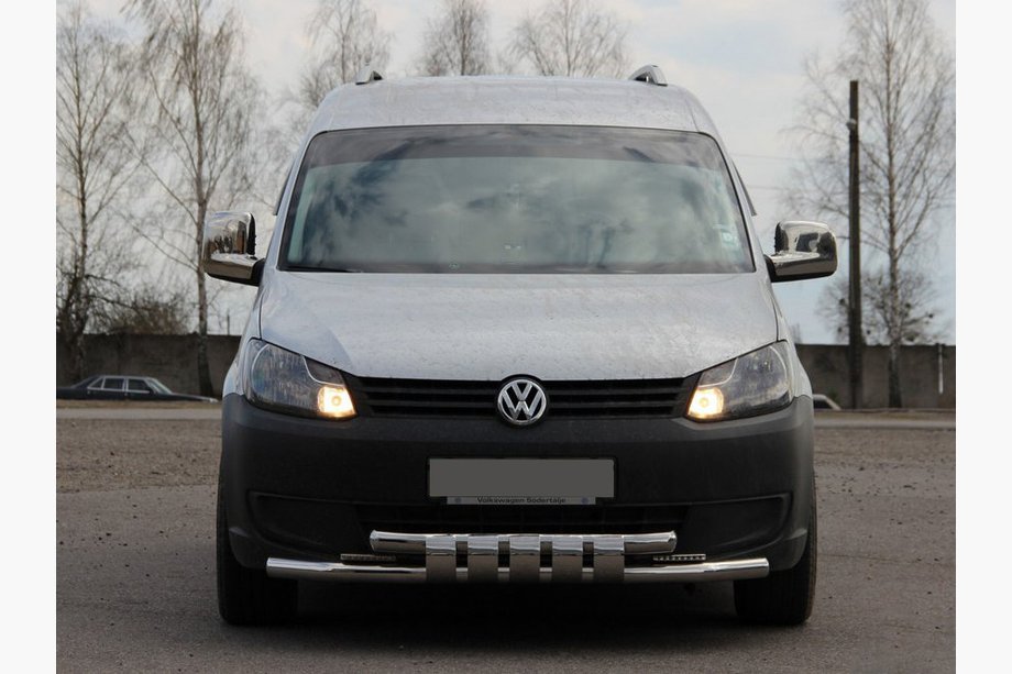 Volkswagen Caddy 2010–2015 Frontbøjle Shark ST015 (rustfri stål) Foto 1