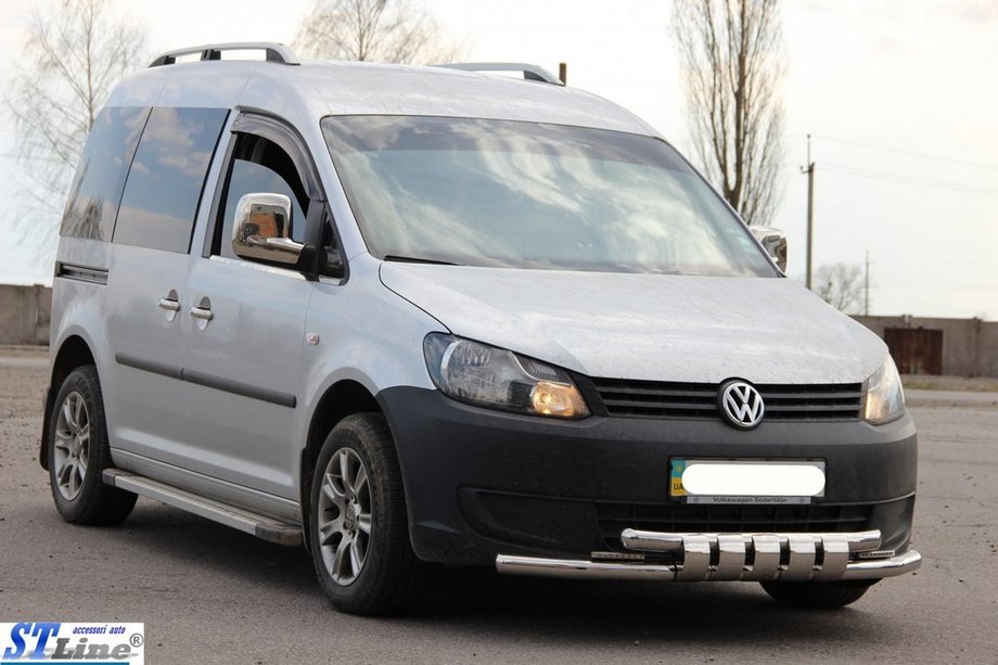 Volkswagen Caddy 2010–2015 Frontbøjle Shark ST015 (rustfri stål) Foto 3