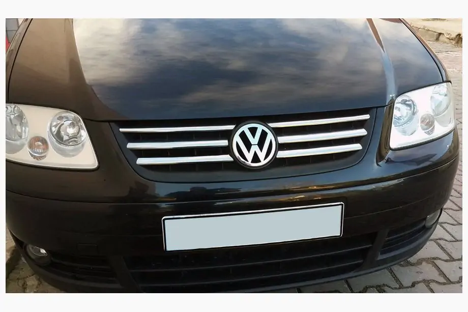 Volkswagen Caddy 2004–2010 Kromlister til grill Life (6 stk., rustfrit stål) Image