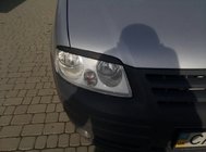 Volkswagen Caddy 2004–2010 Øjenlåg til forlygter (sort) foto 8