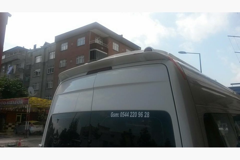 Volkswagen Crafter 2006–2016 Anatomik spoiler (smal model, til lakering) Foto 4