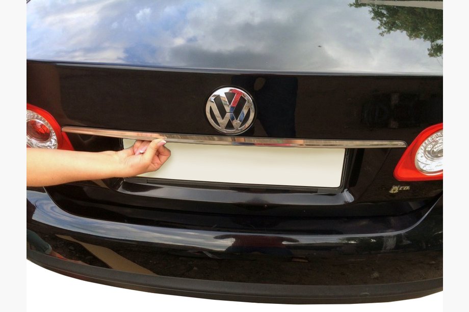 Volkswagen Jetta 2006–2011 Liste over nummerpladen (rustfrit stål) Image
