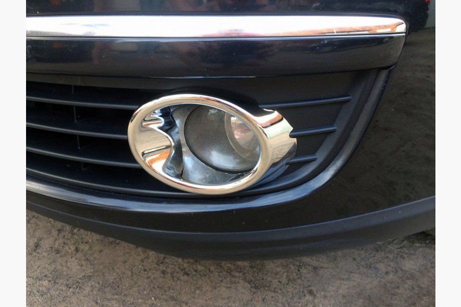 Volkswagen Jetta 2006–2011 Kromrammer til tågeforlygter (2 stk., plast) Image