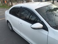 Volkswagen Jetta 2011–2018 Vindafvisere med kromliste (4 stk., Niken) foto 2