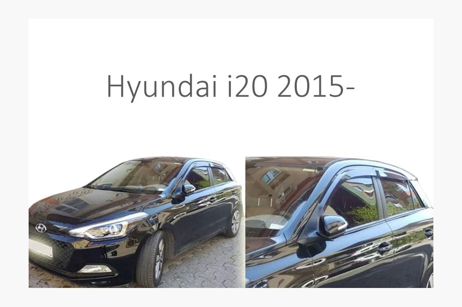 Hyundai I-20 2014–2020 Vindafvisere til sideruder (4 stk., Perflex) Image