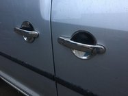 Volkswagen Caddy 2010–2015 Dørgrebsdæksler (rustfrit stål) Sæt med 4 stk. OmsaLine – italiensk rustfrit stål foto 4