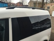 Volkswagen Caddy 2010–2015 Sorte tagrælinger Maxi-bøjle, plastfødder foto 6