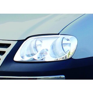 Krom forlygterammer (2 stk., rustfrit stål) Volkswagen Caddy 2004–2010 foto 4