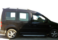 Volkswagen Caddy 2010–2015 Sidetrin X5-type (2 stk., aluminium) foto 1