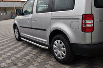 Volkswagen Caddy 2004–2010 Fullmond sidetrin (2 stk., alu) foto 1