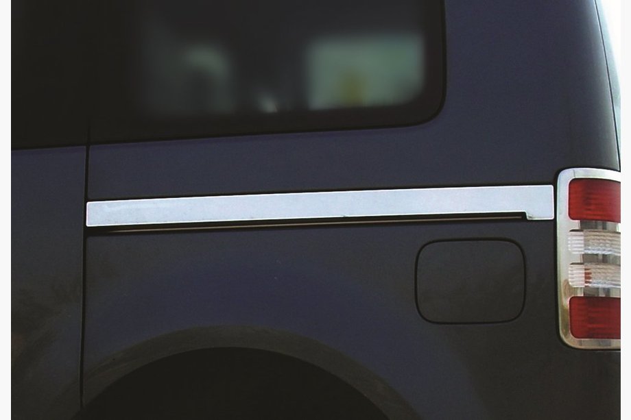 Volkswagen Caddy 2010–2015 Skydedørsliste i rustfrit stål (2 stk.) Kort akselafstand Image