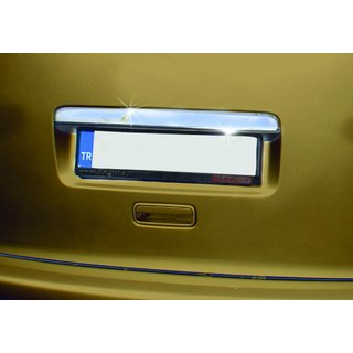 Kromliste over nummerpladen (1 dør, rustfrit stål) Volkswagen Caddy 2010–2015 foto 2