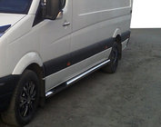 Nissan Interstar 2002–2010 Siderør (2 stk., rustfrit stål) Kort akselafstand foto 1