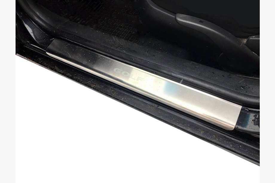 Volkswagen Golf 4 1997–2006 Dørtrinslister Nathaniko (4 stk., rustfrit stål) Premium - 3M dobbeltklæbende tape, 0,8 mm Image