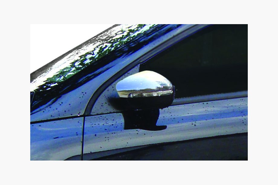 Volkswagen Scirocco 2008–2017 Spejlkapper (2 stk., rustfrit stål) Carmos - Tyrkisk stål Image