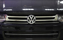Volkswagen T5 2010–2015 Grillister (Omsa, 4 stk., rustfrit stål) foto 1