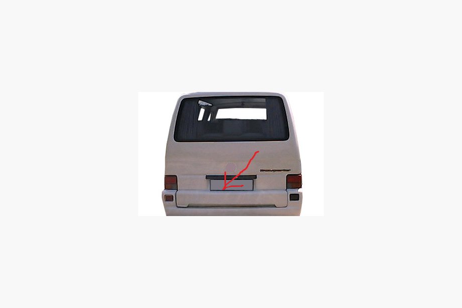 Volkswagen T4 Transporter 1990–2003 Bagklapbeklædning (til lakering) Image