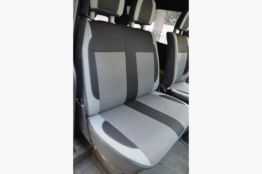 Volkswagen T4 Caravelle/Multivan 1990–2003 Sædeovertræk (kunstlæder↗stof, Premium) Foto 2