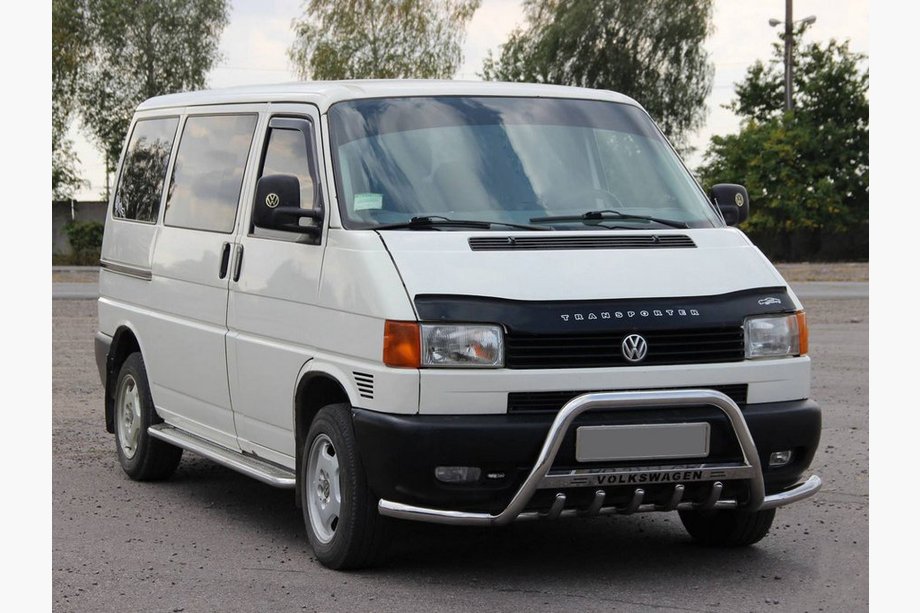 Volkswagen T4 Caravelle/Multivan 1990–2003 Bullbar WT003 Plus-1 (rustfrit stål) Image
