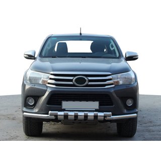 Frontbøjle F3-34 (rustfrit stål) Toyota Hilux 2015– foto 1