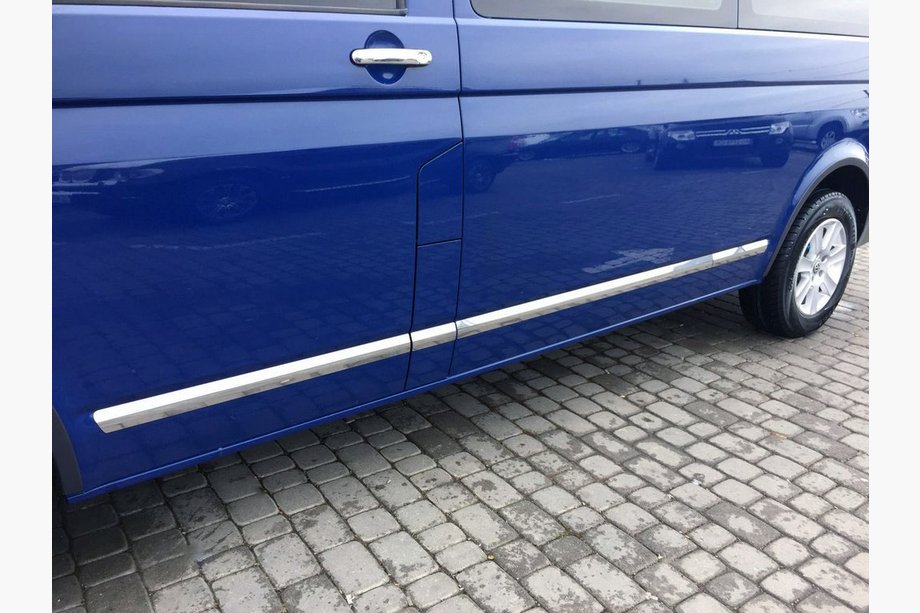 Volkswagen T5 Multivan 2003–2010 Dørlister i rustfrit stål (krom) Image