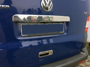 Volkswagen T5 Multivan 2003–2010 Nummerpladeliste over bagklap (rustfrit stål) Uden tekst, Carmos - tyrkisk stål foto 1