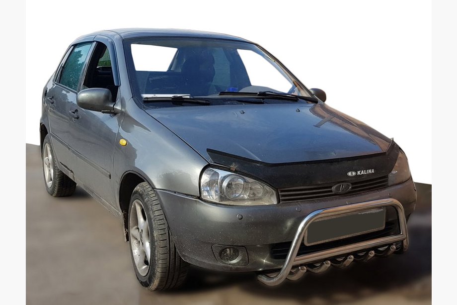 Lada Kalina 2004–2011 Bullbar WT003 (60 mm, rustfrit stål) Image