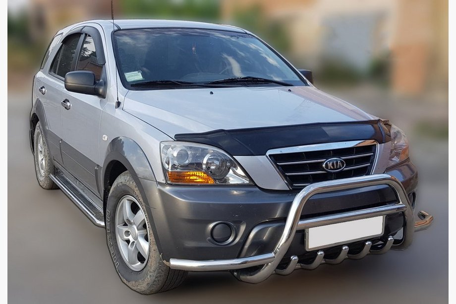 Kia Sorento I BL 2002–2009 Kængurugitter WT003-Exclusive (rustfrit stål) Image