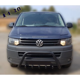 Bullbar WT003 Black (rustfrit stål) Volkswagen T5 2010–2015 foto 1