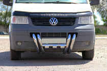 Volkswagen T5 Transporter 2003–2010 Frontbøjle ST006-15 "Næsebor" (rustfrit stål) foto 1