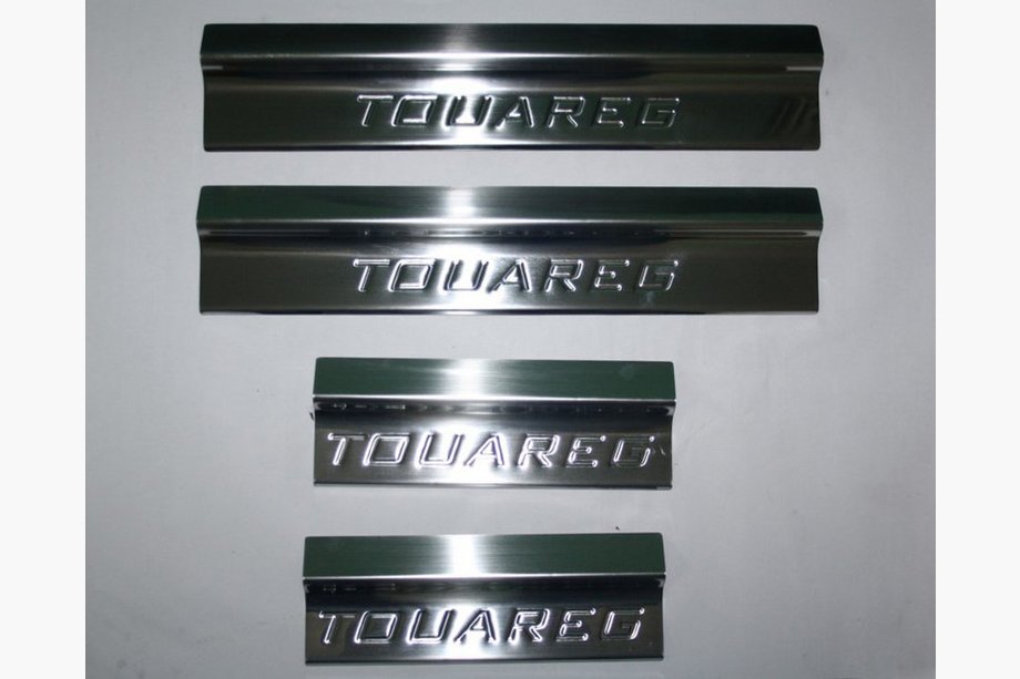 Volkswagen Touareg 2002–2010 Brede dørtrinslister (4 stk., rustfrit stål) Image