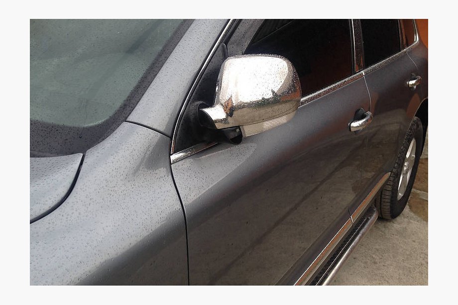 Volkswagen Touareg 2002–2010 Spejlkåber 2003-2007 (2 stk., rustfrit stål) Carmos - Tyrkisk stål Image