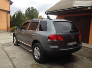 Volkswagen Touareg 2002–2010 Tagrælinger i krom (plastfødder) Metalbeslag foto 6