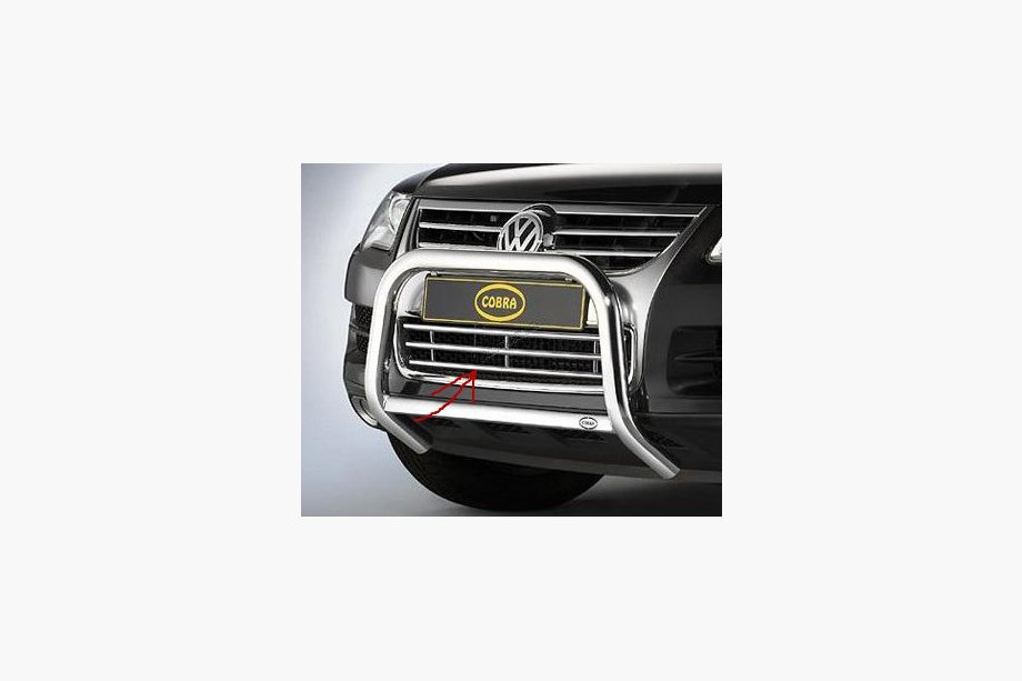 Volkswagen Touareg 2002–2010 Gitter til frontkofanger (rustfrit stål) 2003-2008 Image