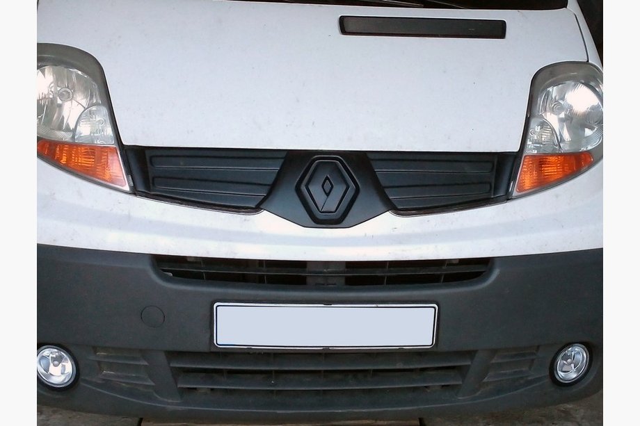 Renault Trafic 2001–2015 Øvre vinterafdækning til kølergrill 2007-2015, Blank Foto 2
