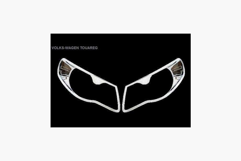 Volkswagen Touareg 2010–2018 Krom forlygterammer (2 stk., plast) Image