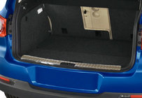 Volkswagen Tiguan 2007–2016 OmsaLine bageste dørtrinliste i rustfrit stål foto 3