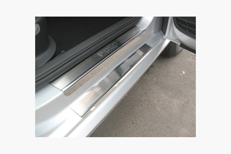 Volkswagen Polo 2010–2017 Nataniko dørtrinslister (8 stk., rustfrit stål) Image