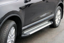 Volkswagen Touareg 2010–2018 Sidetrin Line (2 stk., aluminium) foto 2