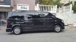 Volkswagen T5 Multivan 2003–2010 Tagrælinger Skyport (sorte) foto 2