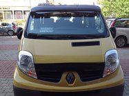 Renault Trafic 2001–2015 Forrudevisir (sort højglans, 5 mm) foto 6