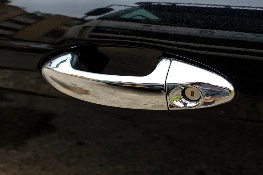 Ford Fiesta 2008–2017 Dørgrebsdæksler (4 stk., rustfrit stål) OmsaLine - italiensk rustfrit stål Image