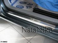 Volkswagen Caddy 2010–2015 Natanika Standard dørtrinslister (4 stk., rustfrit stål) foto 3