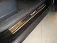 Volkswagen Passat B7 2012–2015 Dørtrinslister Nathaniko (4 stk., rustfrit stål) Europa, Standard – Lohmann tape, 0,5 mm foto 1