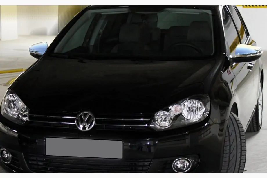 Volkswagen Golf 6 2008–2014 Spejlkåber (HB, 2 stk., rustfrit stål) Image
