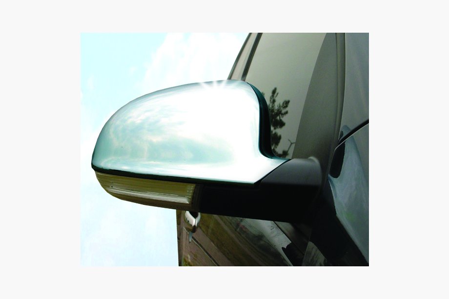 Volkswagen Passat B5 1997–2005 Krom spejlkapper 2003-2005 (2 stk., rustfrit stål) Carmos - Tyrkisk stål Image