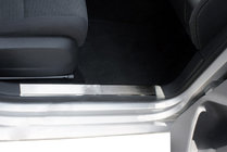 Seat Leon 2005–2012 OmsaLine indvendige dørtrinslister (2 stk., rustfrit stål) foto 1