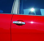 Skoda Octavia II A5 2010–2013 Dørgrebskapper med huller (4 stk., rustfrit stål) foto 1