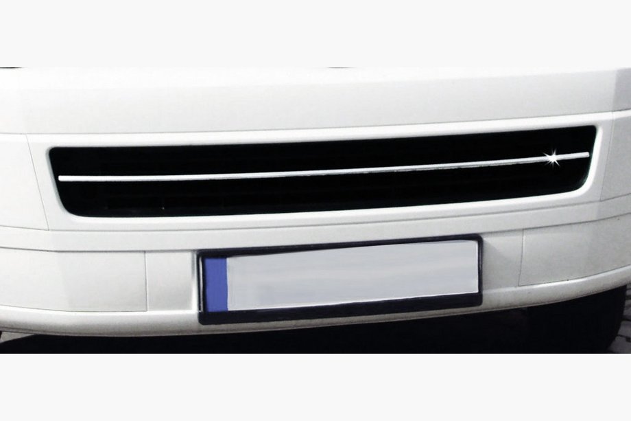 Volkswagen T5 Multivan 2003–2010 Kromliste til nederste kølergrill (rustfrit stål) Foto 3