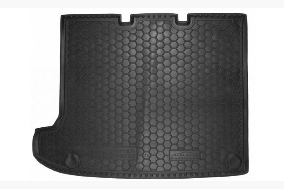 Volkswagen T5 2010–2015 Gummibagagerumsbakke, lang version, uden bagvarmer, Caravelle (Autogumm, gummi) Image